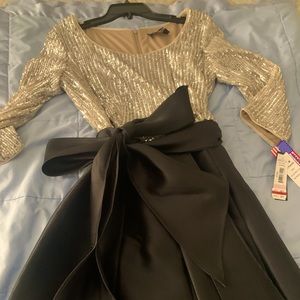 NWT evening dress. Comes with original dress bag.  Size 10.
